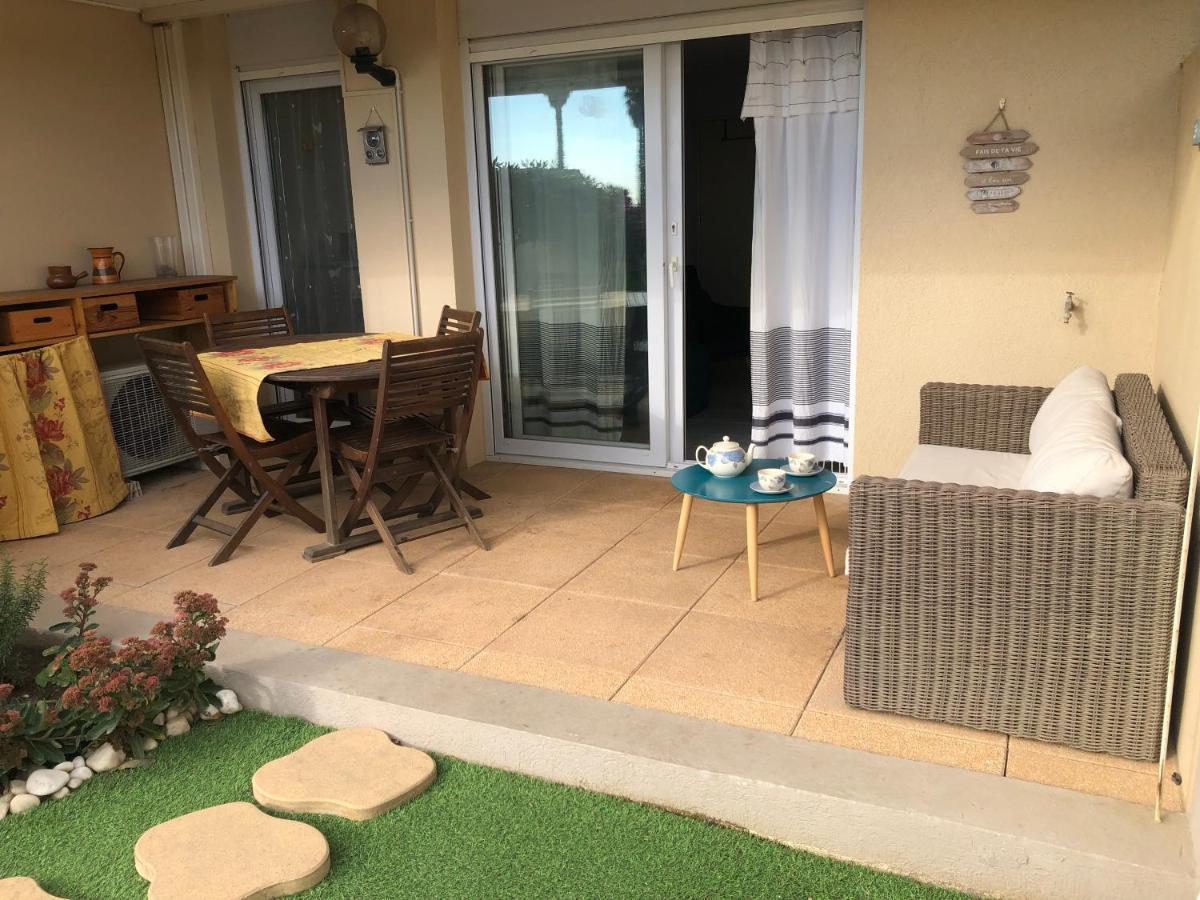 Le Jardin De La Plage - T2 - Terrasse Jardin 30M2 - Piscine - Clim- Wifi -Parking Canet-en-Roussillon Ngoại thất bức ảnh