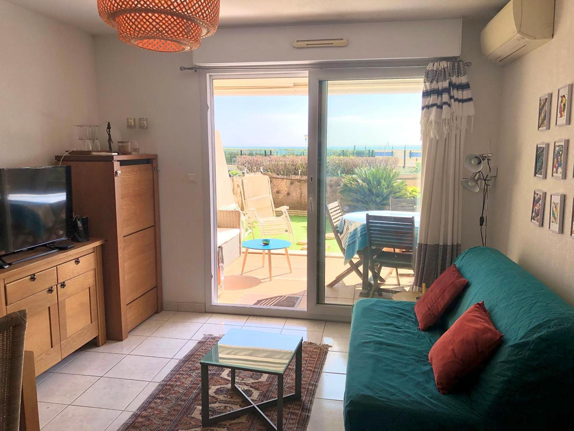 Le Jardin De La Plage - T2 - Terrasse Jardin 30M2 - Piscine - Clim- Wifi -Parking Canet-en-Roussillon Ngoại thất bức ảnh